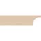 Ekena Millwork 4in. W x 6in. H x 24in. L Huntington Woodgrain TimberThane Rafter Tail, Primed Tan RFTUR04X06X24HUNRCPR - alternate 6
